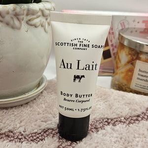 NWT Scottish Fine Soap Co AU LAIT Body Butter 40ml 1.75oz